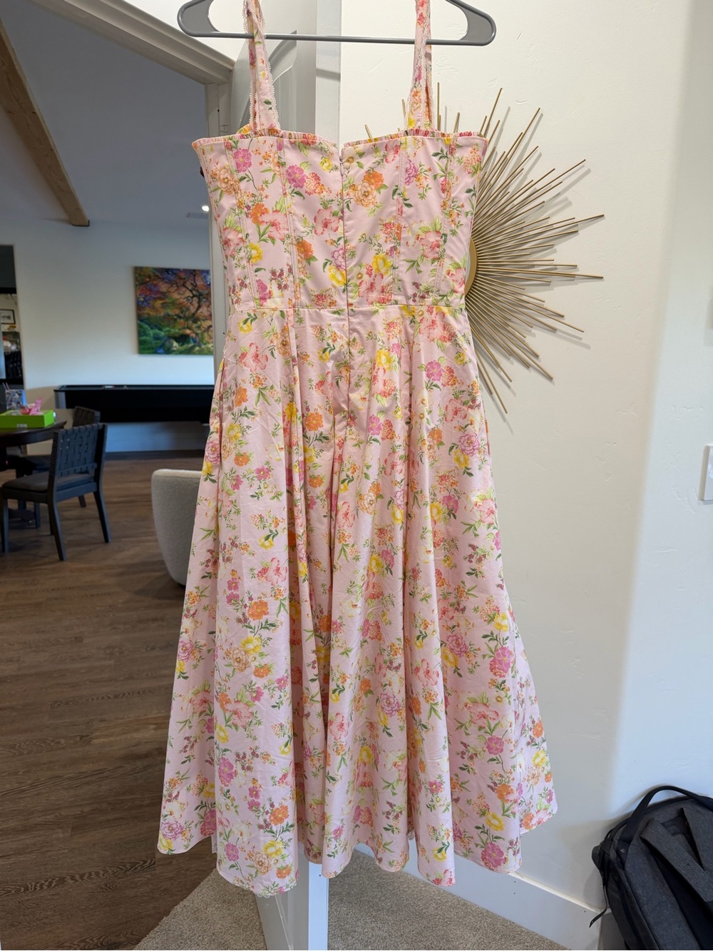 House of CB Pink Floral Maxi Dress - Picture 3 of 4